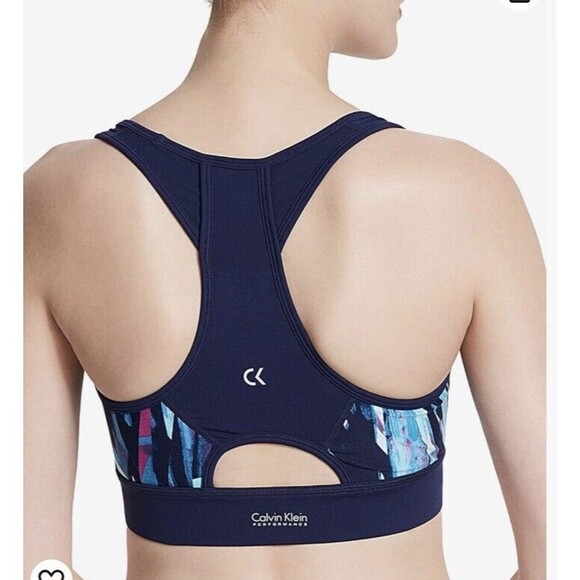 Calvin Klein Women`s Performance Yoga Fitness Sports Bra SizeL - Picture 2 of 9